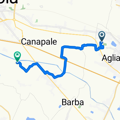 Da Via Prato 42, Agliana a Via Lungagna 10/A, Pistoia