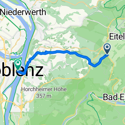 B261, Eitelborn nach Brückenstraße, Koblenz