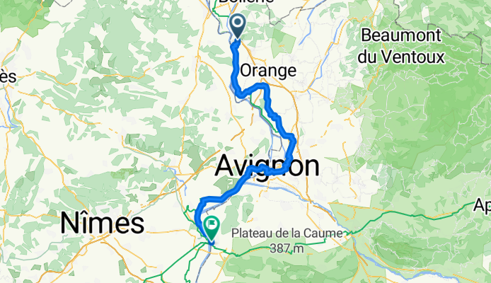 8. Mornas to Tarascon