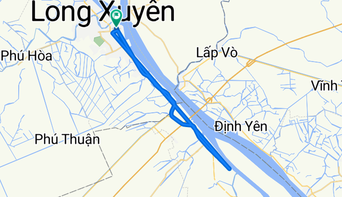 Thoại Ngọc Hầu 21, Thành phố Long Xuyên to Thoại Ngọc Hầu 21, Thành phố Long Xuyên