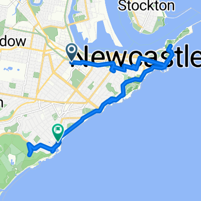 Route from 22A National Park Street, Newcastle West