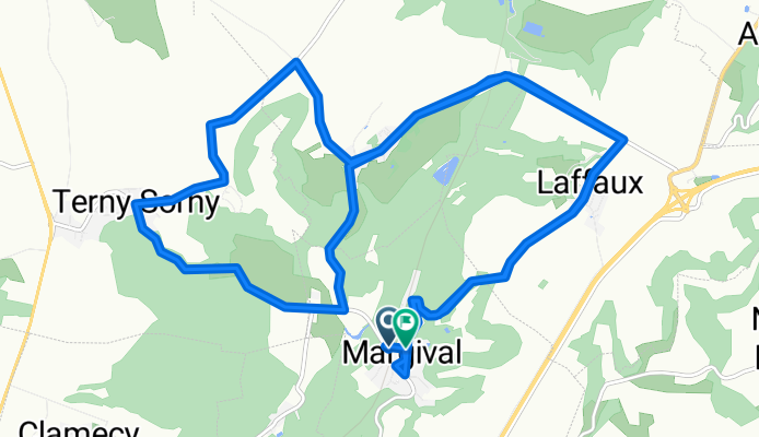 De 1 Rue de Versigny, Margival à 1–5 Rue de Laon, Margival