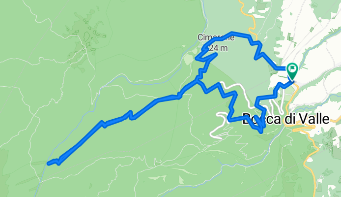 Da Località Bocca di Valle 141/A, Bocca di Valle a Località Bocca di Valle 141/A, Bocca di Valle