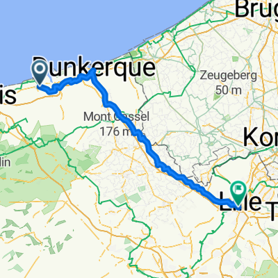 Gravelines naar Lille