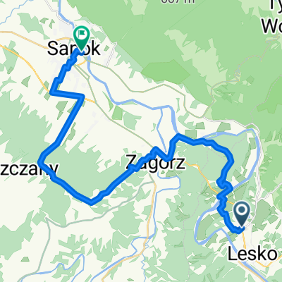 Velo San Lesko - Malinki - Zasław - Kąty - Sanok