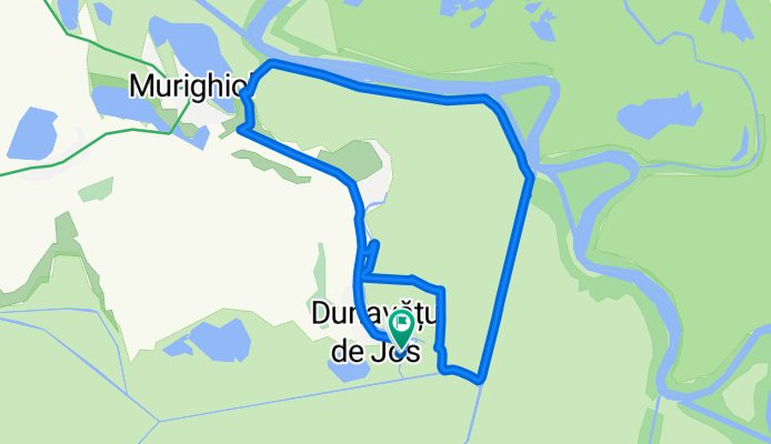 Str. Egretei nr.7, Dunavăţu de Jos to Strada Egreta, Dunavăţu de Jos