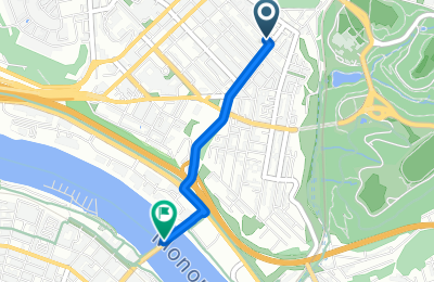 Route in der Bikemap App öffnen