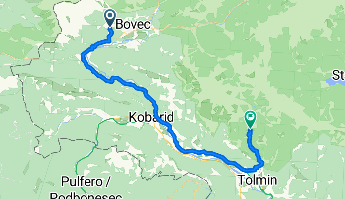 Plužna 43 to Zatolmin