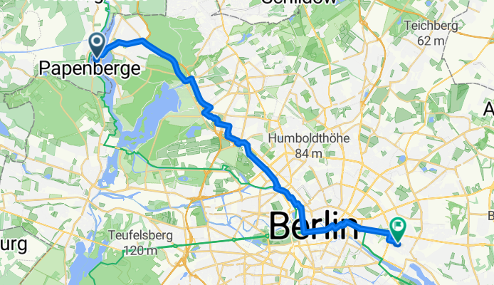Straße 368 9, Berlin nach Boxhagener Platz, Berlin