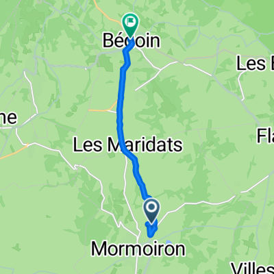 Route de Flassan 1365Bis, Mormoiron to Avenue Barral des Beaux 393, Bédoin