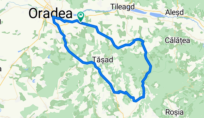 Oradea-Osorhei-Varciorog-Dobresti-Ceisoara-Ceica-Tasad-Chijic-Oradea