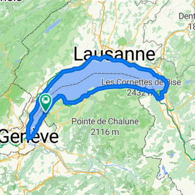 De Chemin de la Sablière 26A, Chens-sur-Léman à Chemin de la Sablière 26A, Chens-sur-Léman