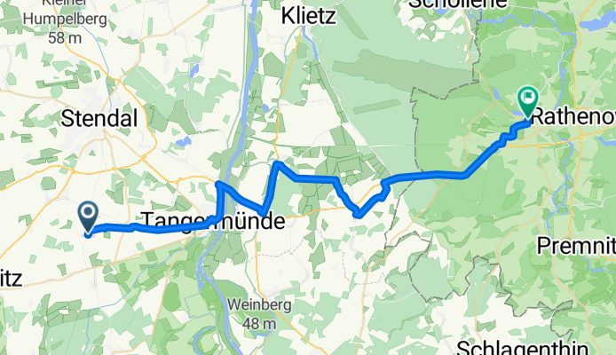 Ziel Campingplatz Rathenow