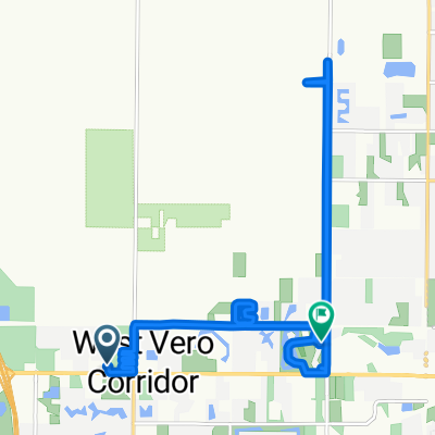 8418 20th St, Vero Beach to 33 Plantation Dr, Vero Beach