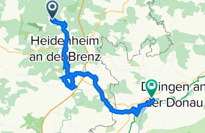 Route in der Bikemap App öffnen