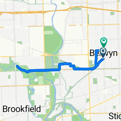 Riverside Drive 6812, Berwyn to South Oak Park Avenue 1924, Berwyn