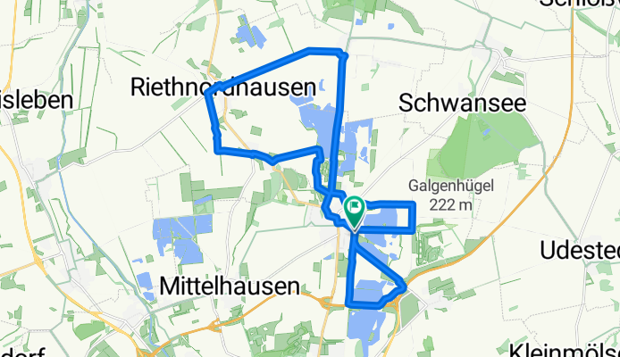 Radtour um die Erfurter Seen