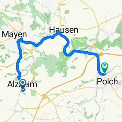 Spurzemer Weg 1, Mayen nach Trimbser Straße 3, Polch