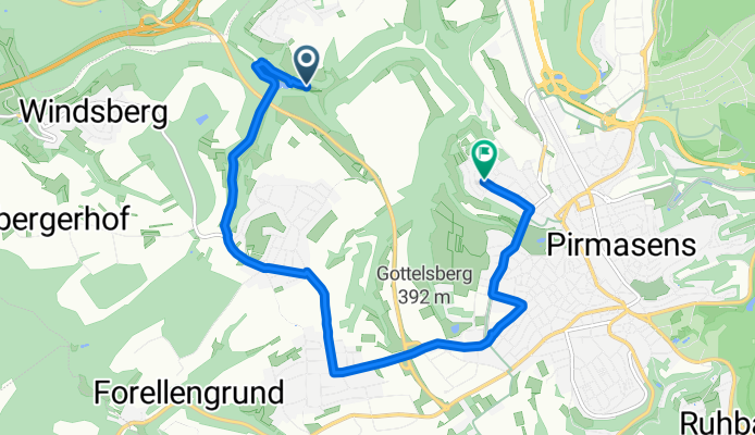 Im Scheuerbusch, Pirmasens nach Schachenstraße 115, Pirmasens
