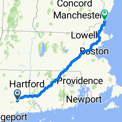 857 Farmington Dr, Cheshire to 2–6 Highland Ave, Hampton