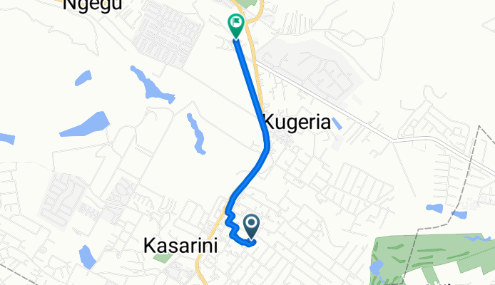 Thindigua Highway Street to Road, Kiambu