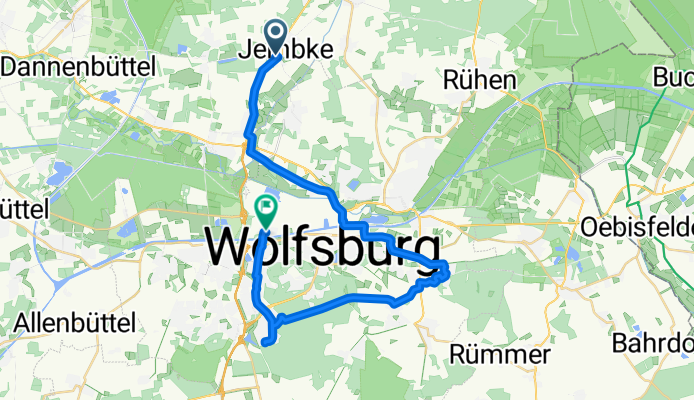 Am Hagen 1, Jembke nach Stellfelder Straße, Wolfsburg