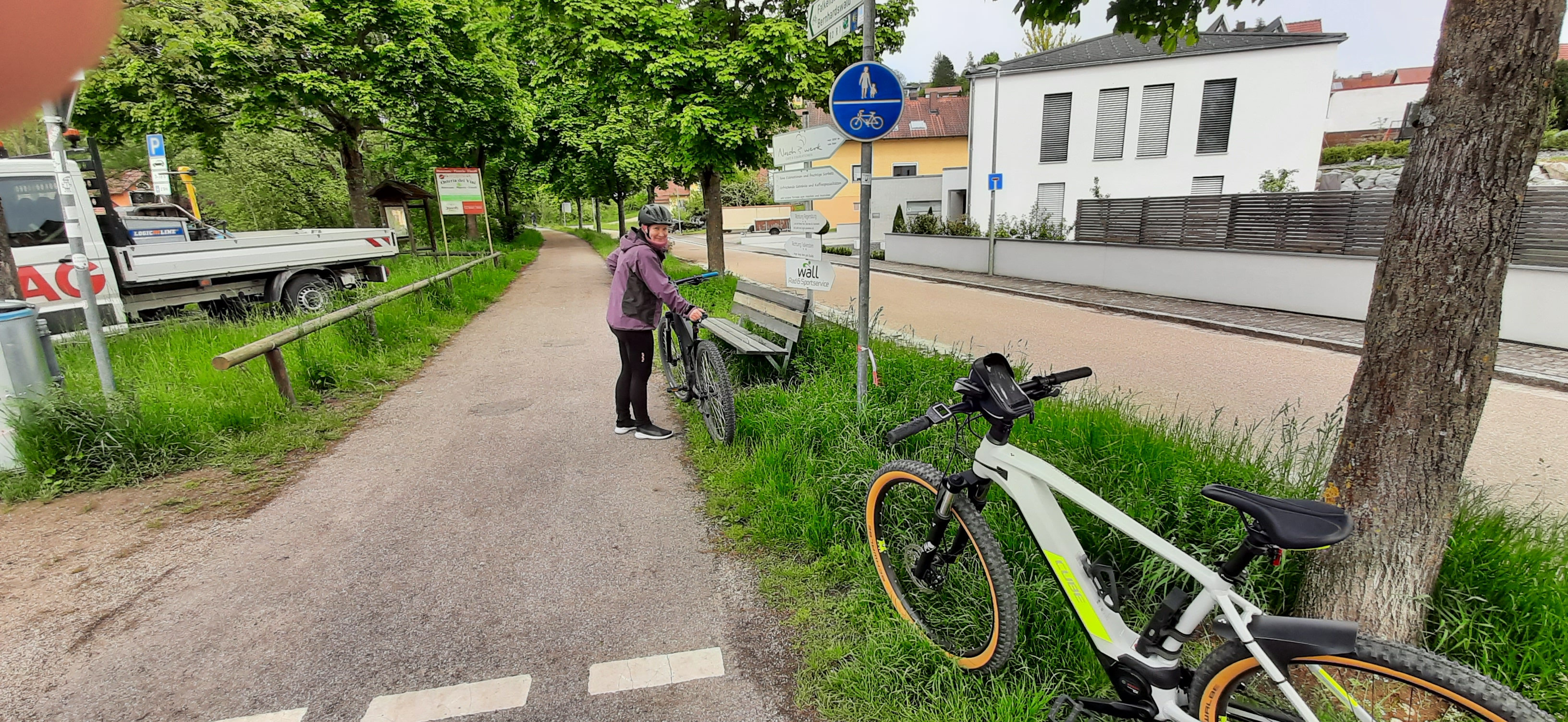 Gerade Fahrt in