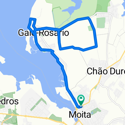 Rua de São Sebastião 21A, Moita to Rua Luís da Costa Santos 16, Moita