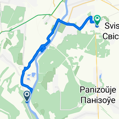 От Unnamed Road до Могилёвская улица 106A, Орша