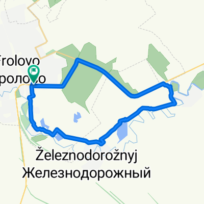 От улица Фрунзе 33, Фролово до улица Фрунзе 33, Фролово