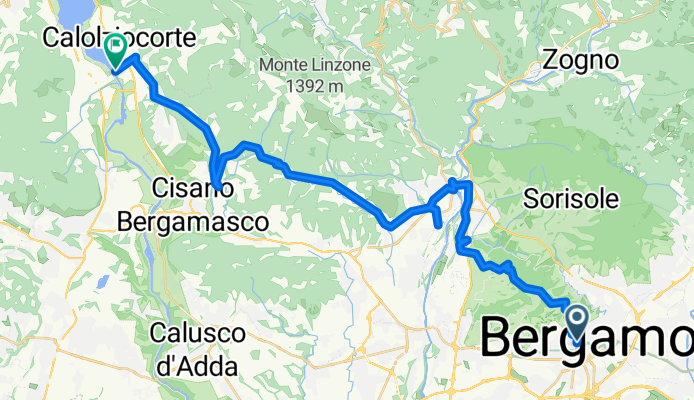 Bergamo to Calolziocorte
