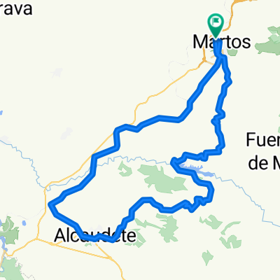 martos,alcaudete por villarbajo,via verde,martos