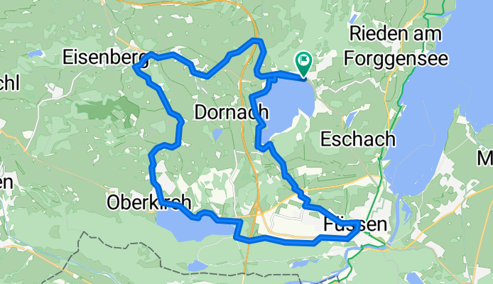 Hopfensee-Weißensee-Runde