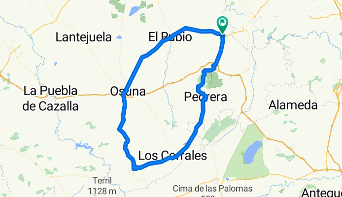 15. Herrera - Osuna - El Saucejo - Los Corrales - Gilena -  Herrera. 
