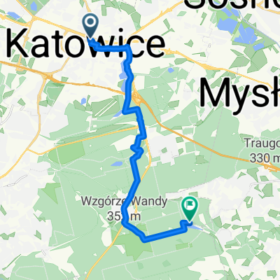 Drogowa Trasa Średnicowa, Katowice do Unnamed Road, Katowice