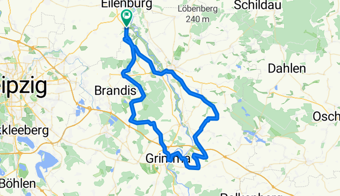 Groitzsch - Grimma - Döben Schloss - Groitzsch