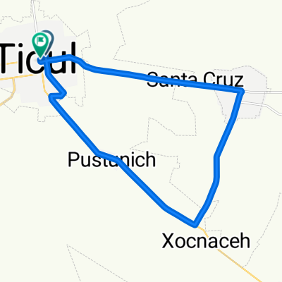 Ticul - Pustunich - Dzan - Ticul