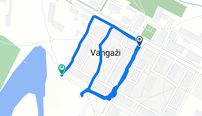 Vidzemes iela 2, Vangaži to Siguldas iela, Vangaži