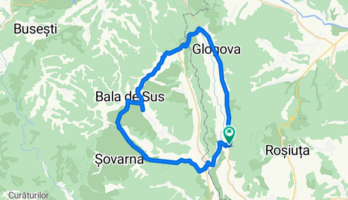 Traseu Bala - Glogova