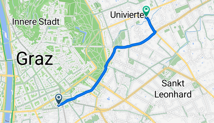 Jakominiplatz 18, Graz to Merangasse 12–22, Graz