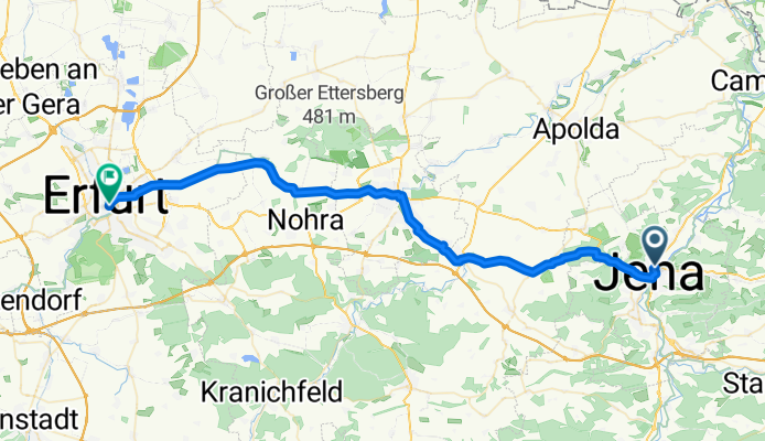 Jena - Erfurt