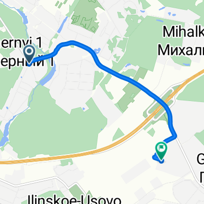 Маршрут в Ильинские Луга Жк Улица, К35, Ильинское