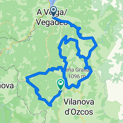 Vegadeo-Pico Ouroso. 3000m en 86km