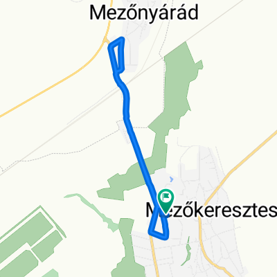 Petőfi utca 3b., Mezokeresztes to Sallai utca 8., Mezokeresztes