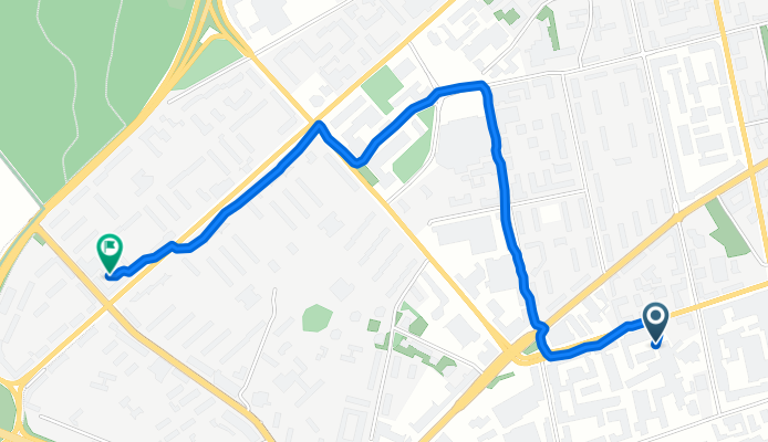Kauno gatvė 32, Vilnius to Savanorių prospektas 12B, Vilnius