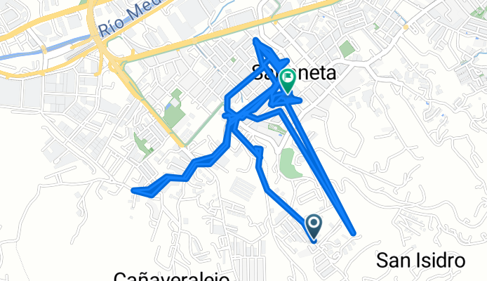 De Calle 75 Sur 34330, Sabaneta a Carrera 43b 21, Sabaneta