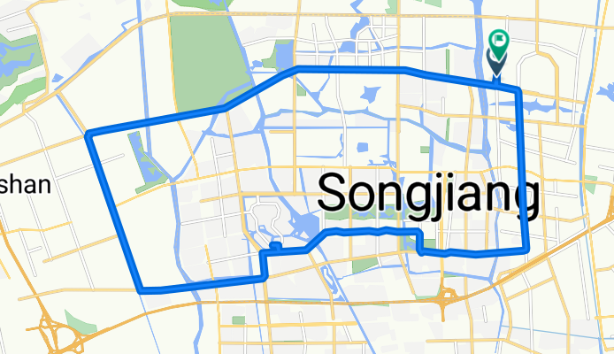 Route to No.147 Yinze Road, Shanghai