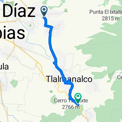 De Zaragoza, San Martín Cuautlalpan a Chalco - Amecameca de Juárez