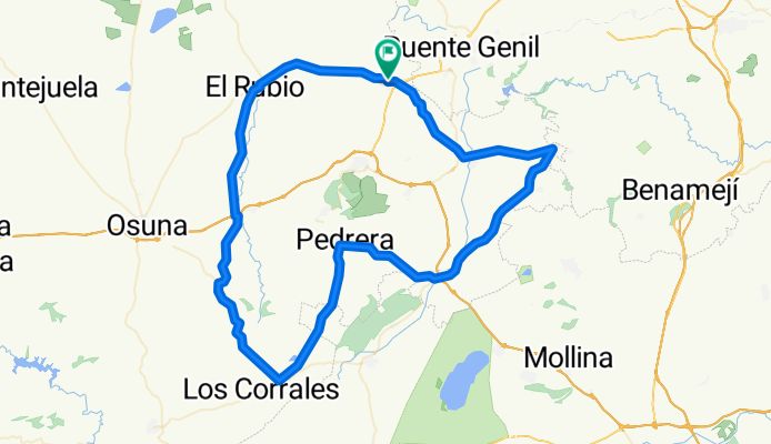 Herrera - El Rubio - Aguadulce - Ctra El Yesal - La Jara - Pedrera - La Roda - Badolatosa - Casariche - Herrera. 