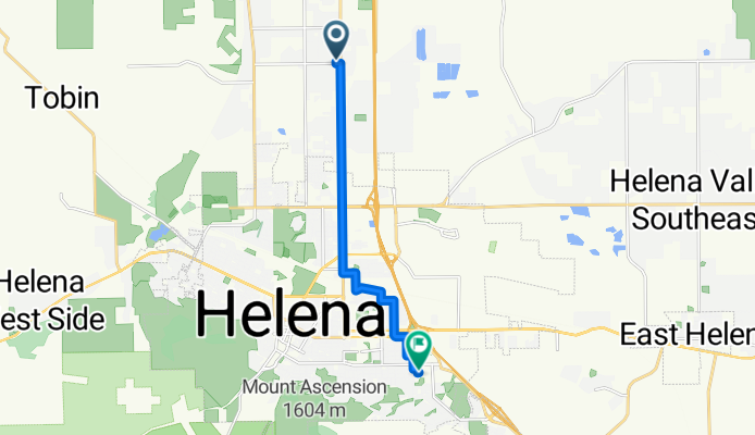 1120 Mill Rd, Helena to 2440 Winne Ave, Helena